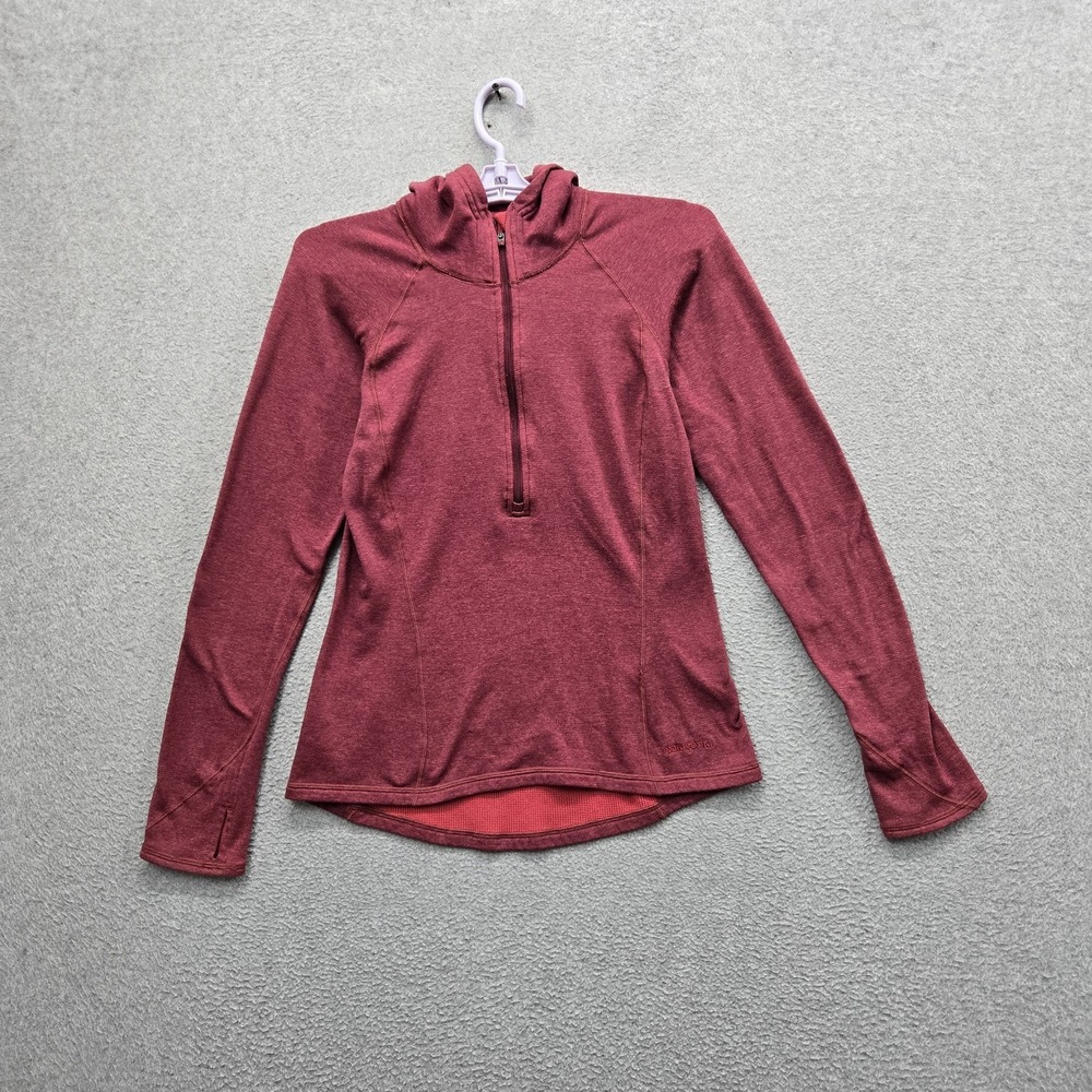 Patagonia Women‎ Sweatshirt M Red Fleece Capilene Performance Baselayer